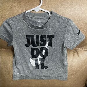 Nike Gray Dri-FIT 'Just Do It' Tee